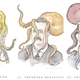 Illustration for article titled Silly Portraits Of Each US Vice President With An Octopus On His Head